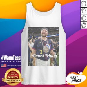 Official Almost Friday Raleigh Homerun Derby Tank Top featuring a stylish design for baseball fans and summer wear.