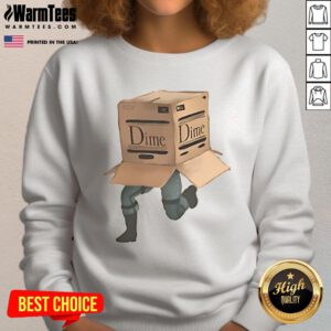 Official Dime MTL Solid Wood Sweatshirt in cozy design, perfect for casual wear and stylish comfort.