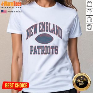 Official New England Patriots Gridiron Ladies Tee featuring team logo and stylish design for female fans.