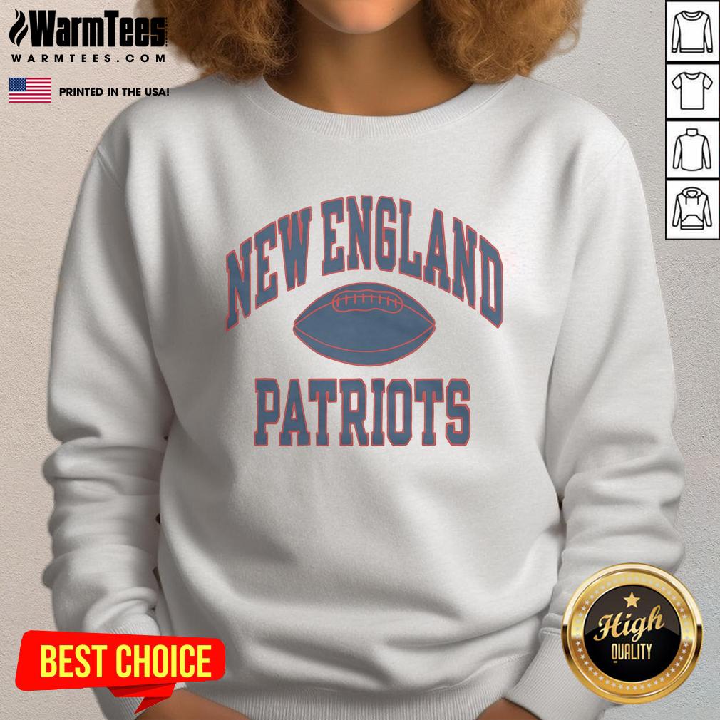 Alt Text: Official New England Patriots Gridiron Sweatshirt featuring team logo and bold colors, perfect for fans and game day.