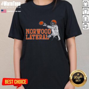Alt Text: Official Norwood Lateral Football Ladies Tee featuring stylish design and comfortable fit for female fans.