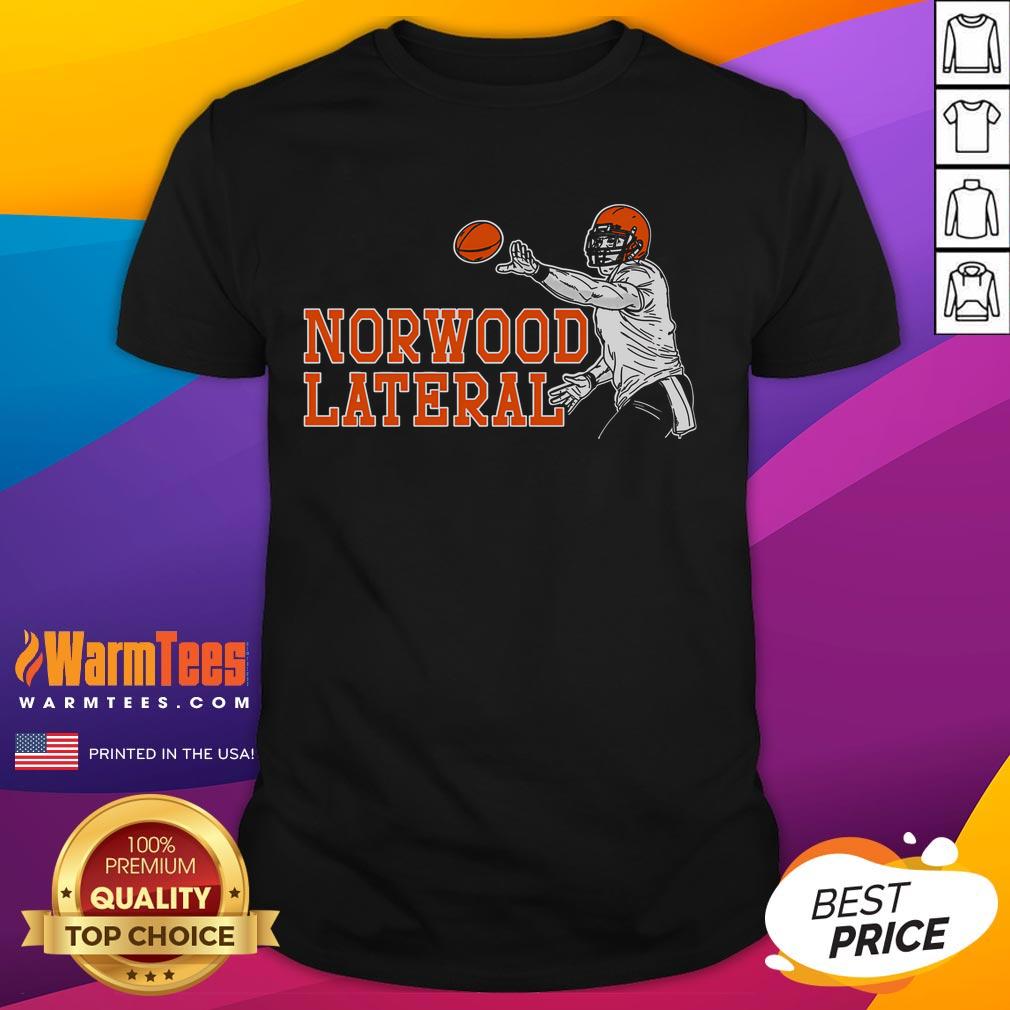 Alt Text: Official Norwood Lateral Football T-Shirt featuring team logo and bold graphics, perfect for fans and players alike.