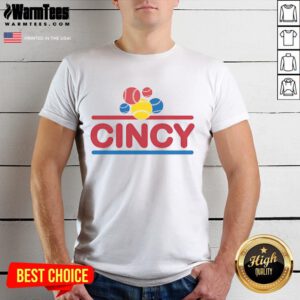 Alt Text: Official Shake N Bake Cincy T-Shirt featuring vibrant graphics and a comfortable fit, perfect for Cincinnati fans.