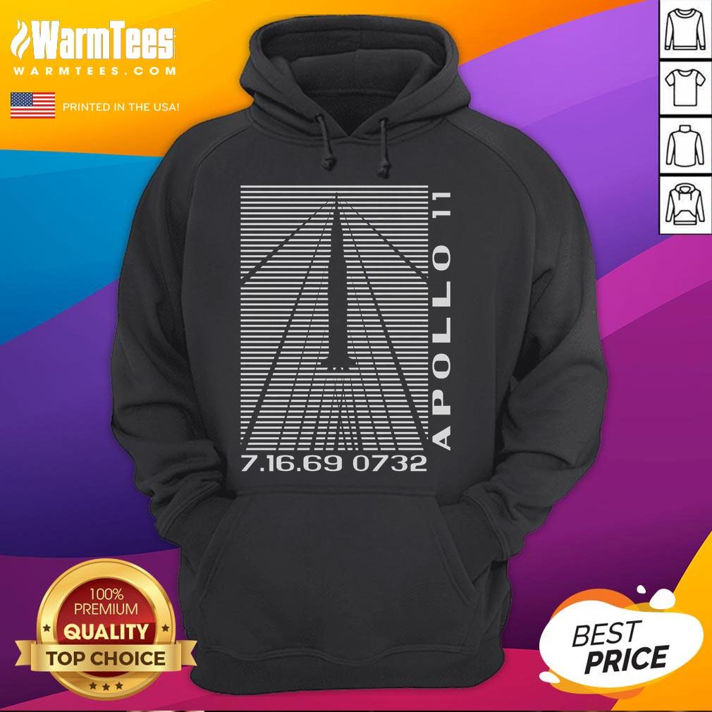 Official Shockwaves Apollo 11 Retro Space Hoodie featuring vintage design and astronaut graphics for space enthusiasts.