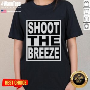 Official Shoot The Breeze Ladies Tee in vibrant colors, showcasing a stylish design perfect for casual wear.