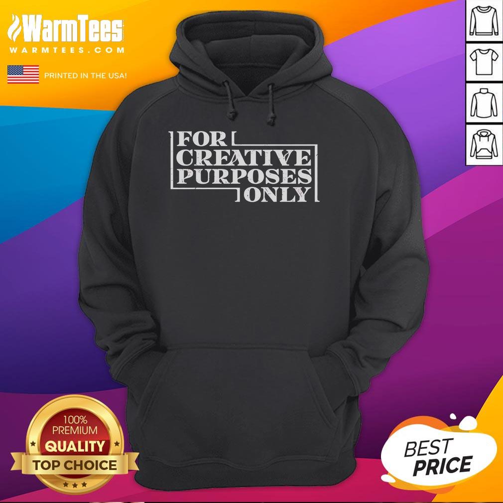 Premium hoodie for creative purposes only, featuring a stylish design and comfortable fit, perfect for artistic expression.
