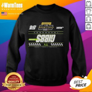 Premium TY Gibbs Checkered 2025 NASCAR Cup Series In-Season Challenge Winner Sweatshirt showcasing bold design.