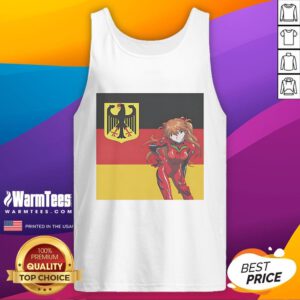 Pretty Asuka Germany anime tank top featuring vibrant colors and a stylish design, perfect for anime fans.