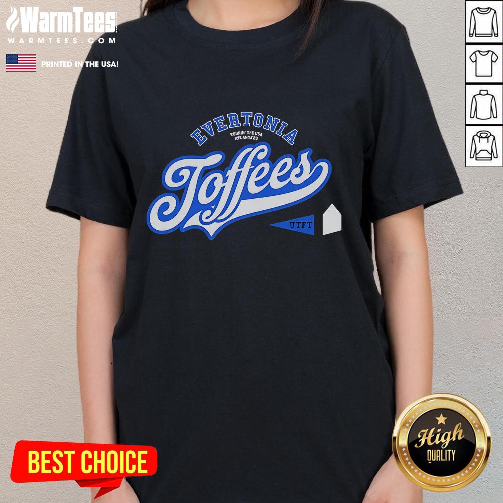 Top Atlanta 25 US Tour ladies tee featuring vibrant graphics and comfortable fit for stylish travel adventures.