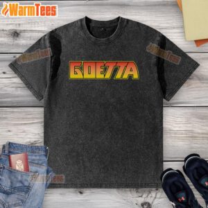 Top Goetta Kiss Washed T-Shirt featuring a trendy design, perfect for casual wear and goetta lovers.
