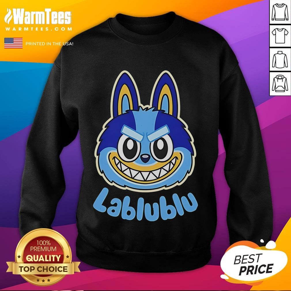 Stylish Top Hello Lablublu sweatshirt in vibrant colors, perfect for casual wear and fashion-forward outfits.