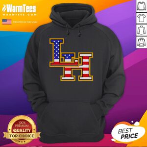 Alt Text: Top Liberty Hill Panthers Crown Trio hoodie featuring USA flag design, perfect for patriotic Fourth of July celebrations.
