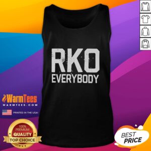 Top Randy Orton RKO Everybody tank top featuring bold graphics and a comfortable fit for wrestling fans.
