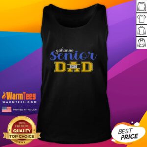 Awesome Gahanna Senior Dad 2026 tank top featuring a bold design, perfect for celebrating graduation milestones.