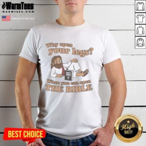 Awesome Jesus T-Shirt featuring 'Open The Bible' design, perfect for faith-inspired fashion and spreading the Gospel.