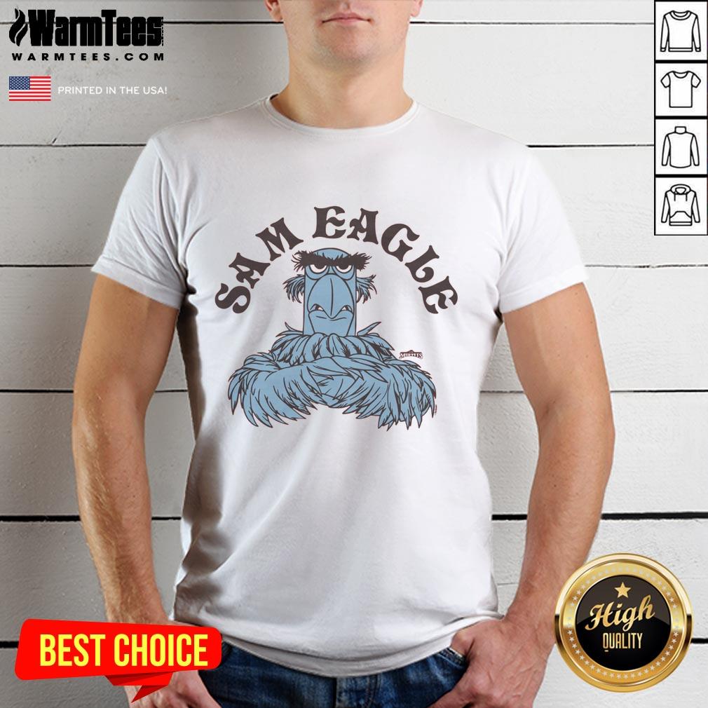 Awesome Muppets Sam Eagle T-Shirt featuring a vibrant design of the iconic character for Muppet fans.