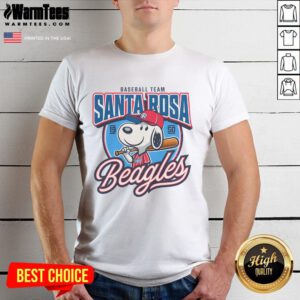 Awesome Santa Rosa Beagles Sluggers baseball team T-shirt, established 1950, featuring a vintage design and team logo.