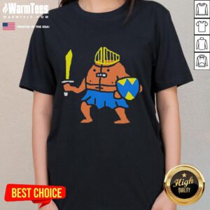 Stylish Cute The Warrior Art Ladies Tee featuring vibrant graphics and comfortable fit for everyday wear.