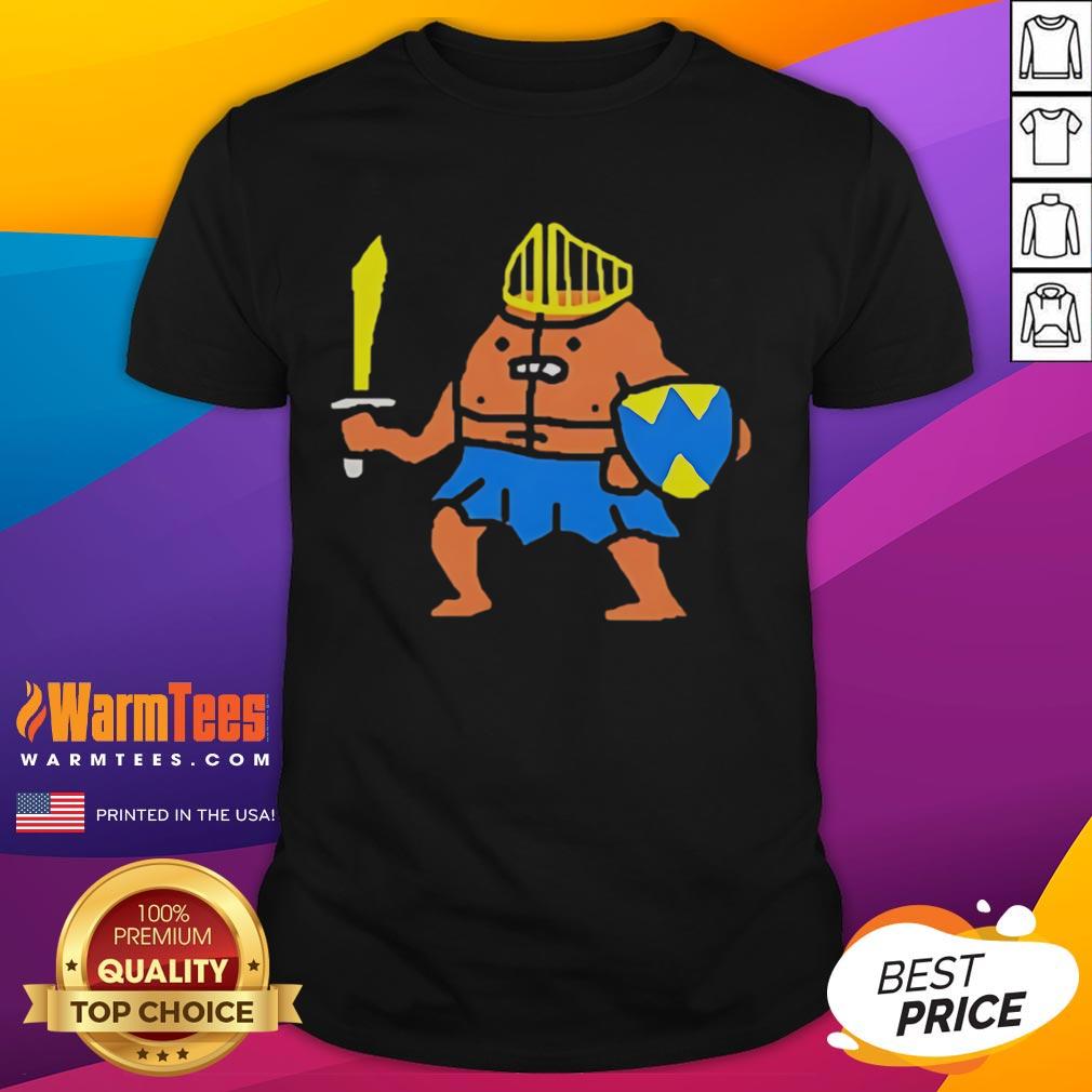 Cute The Warrior Art T-Shirt featuring a colorful warrior design, perfect for fans of unique graphic tees.