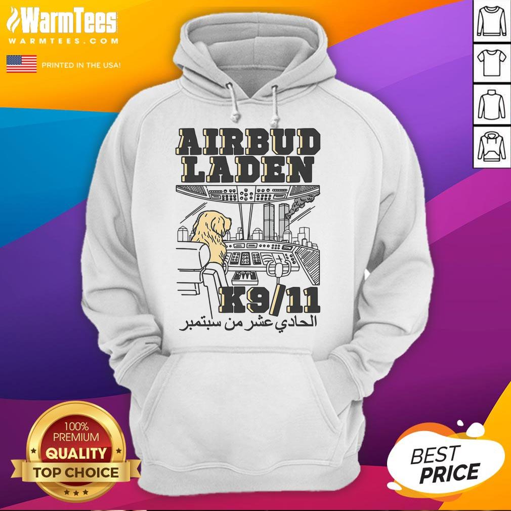Stylish Funny Airbud Laden K911 Hoodie featuring a playful dog design, perfect for pet lovers and casual wear.