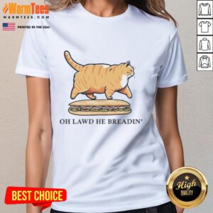Funny chonky orange cat sub sandwich parody on a Gadsden flag tee, perfect for cat lovers and humor enthusiasts.