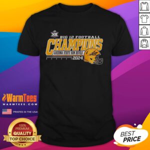 Good Arizona State Sun Devils 2025 Big 12 Champions T-Shirt featuring bold team graphics and vibrant colors.