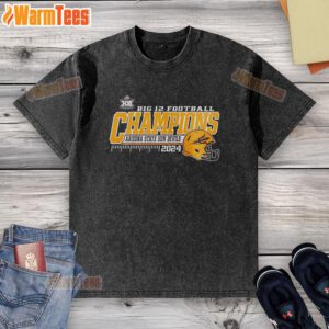 Good Arizona State Sun Devils 2025 Big 12 Champions washed t-shirt featuring team colors and logo on a stylish design.