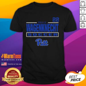 Good Bailey Wagenknecht Pitt Panthers 22 T-Shirt featuring vibrant team colors and logo, perfect for fans and supporters.