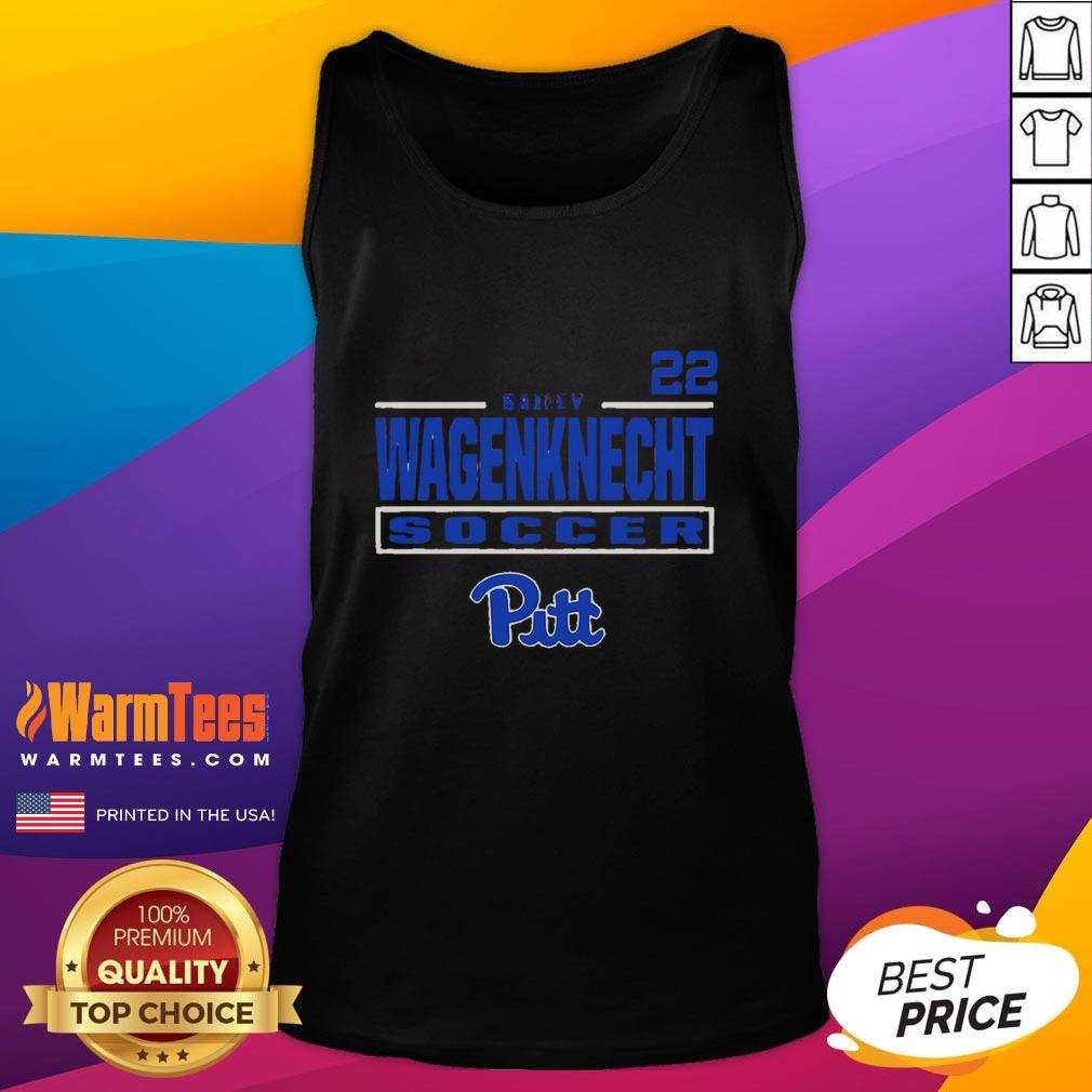 Good Bailey Wagenknecht Pitt Panthers 22 tank top featuring vibrant team colors and logo, perfect for game day.