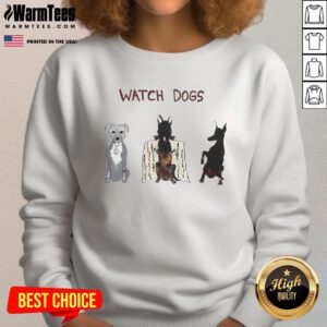 Good Dave Portnoy Watch Dogs sweatshirt featuring a stylish design perfect for fans of the Barstool Sports founder.
