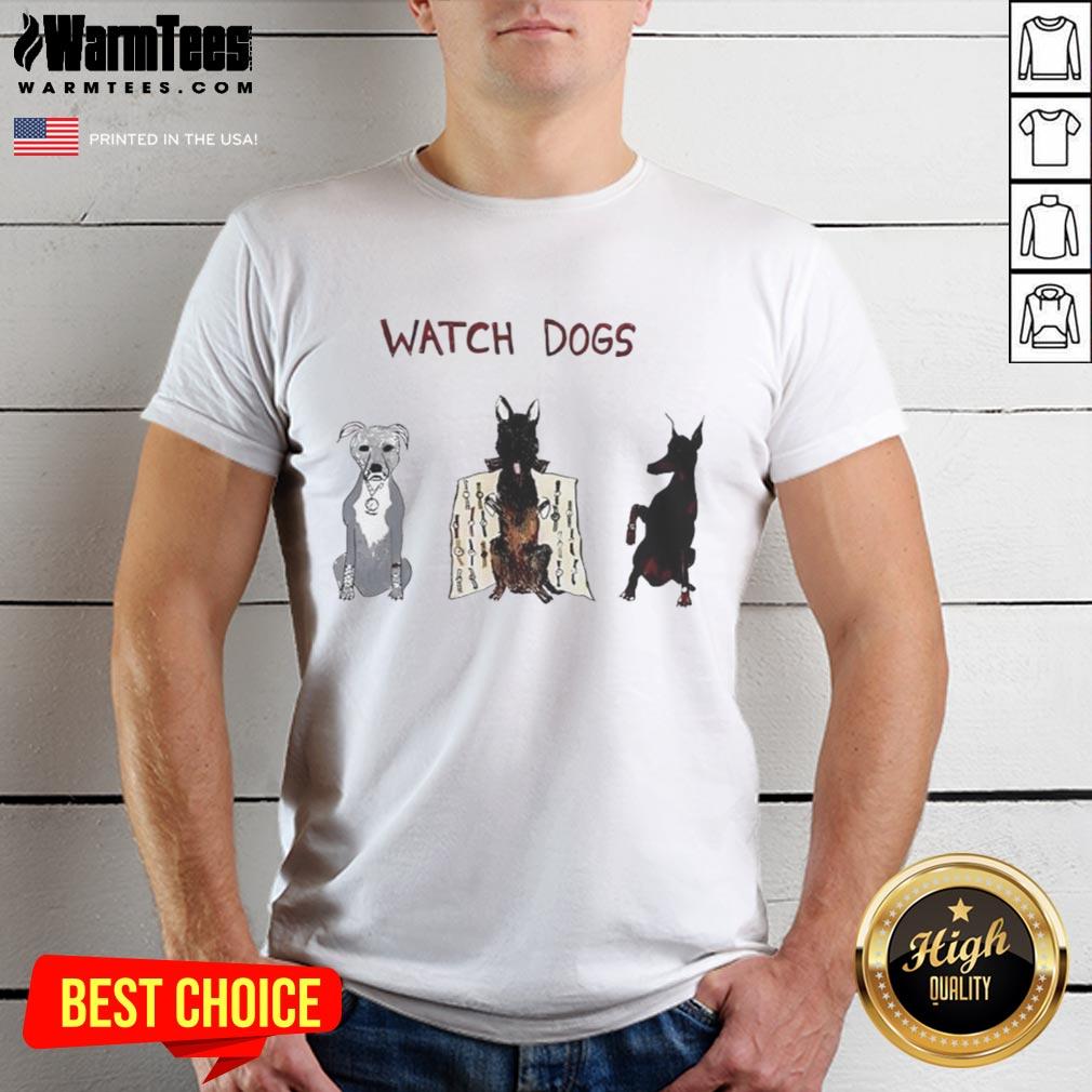 Good Dave Portnoy Watch Dogs T-Shirt featuring a bold graphic design and vibrant colors, perfect for fans of Barstool Sports.