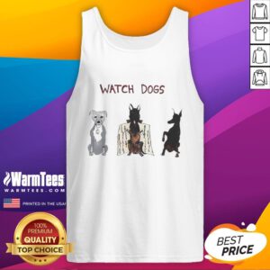 Good Dave Portnoy Watch Dogs tank top featuring a bold graphic design, perfect for fans of gaming and streetwear fashion.