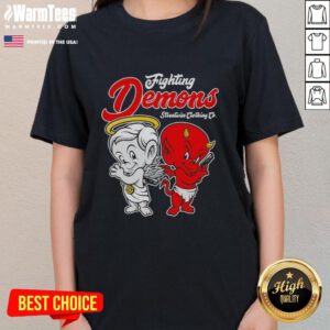 Alt Text: Streetwise ladies tee featuring 'Good Fighting Inner Demons' design, celebrating resilience and empowerment.