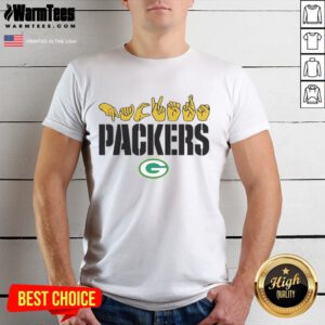 Good Green Bay Packers Youth Love Sign T-Shirt featuring hand signals, perfect for young fans supporting their team.