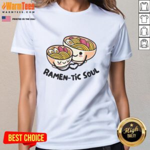 Good Ramen Tic Soul Ladies Tee featuring stylish ramen graphics, perfect for food lovers and casual wear.