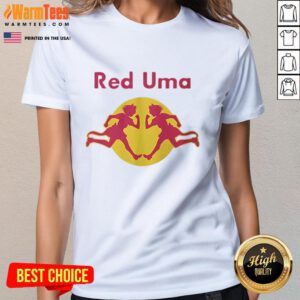 Good Red Uma Logo Ladies Tee featuring a stylish design, perfect for casual outings and everyday wear.