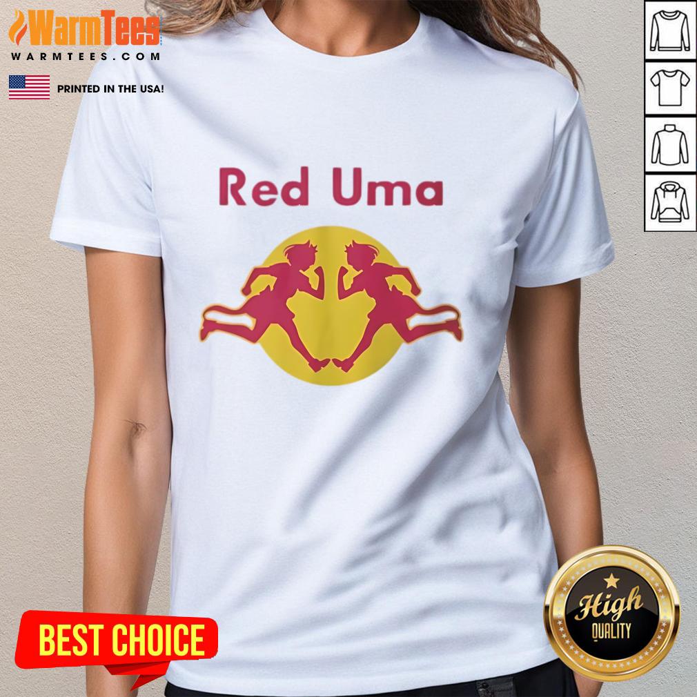 Good Red Uma Logo Ladies Tee featuring a stylish design, perfect for casual outings and everyday wear.