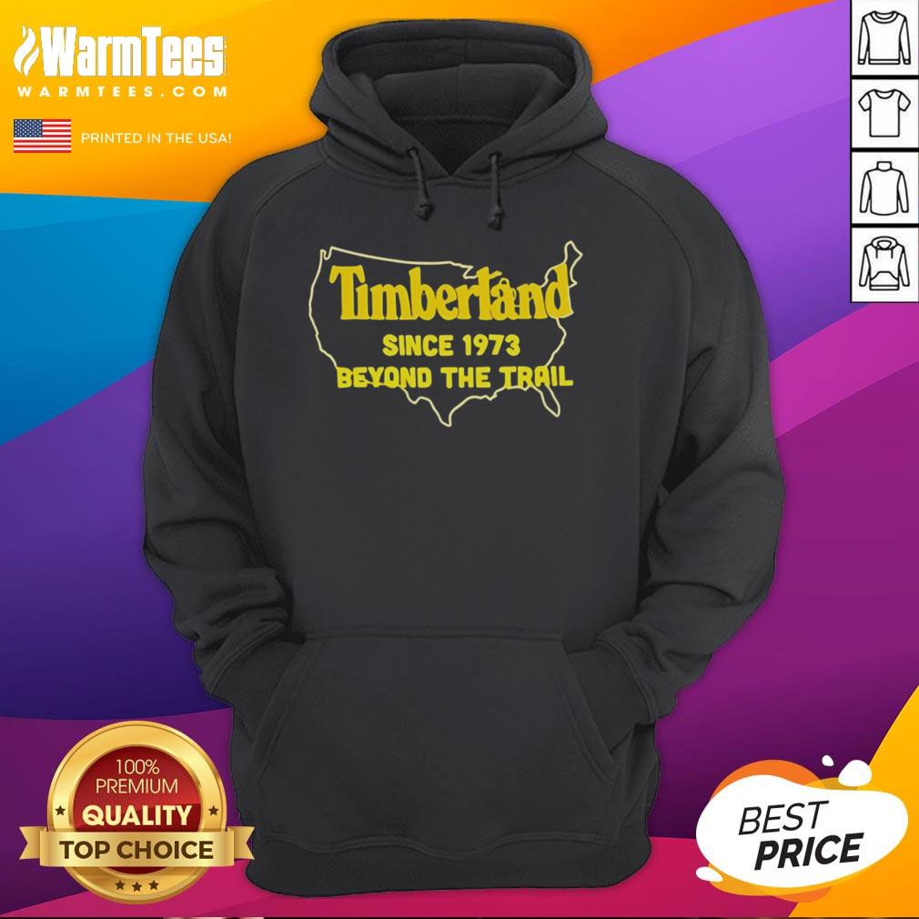 Good Timberland Since 1973 Beyond The Trail Hoodie in vibrant color, perfect for outdoor adventures and casual wear.