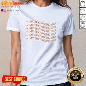 Alt Text: Hot Taylor in My Showgirl Era Repeat Ladies Tee, featuring vibrant colors and stylish design for fans.