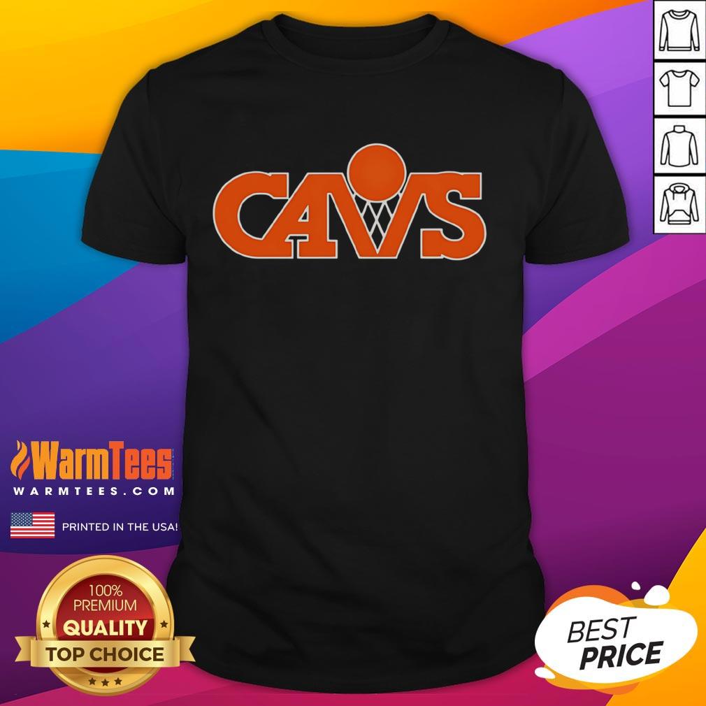 Cleveland Cavaliers logo fan art T-shirt featuring bold colors and unique design for passionate basketball fans.
