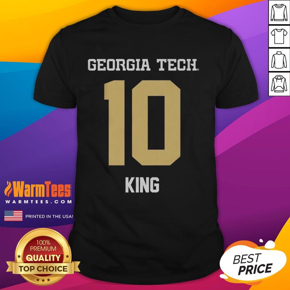 Nice Georgia Tech Yellow Jackets Football T-Shirt featuring Haynes King perfect for fans and game day wear.