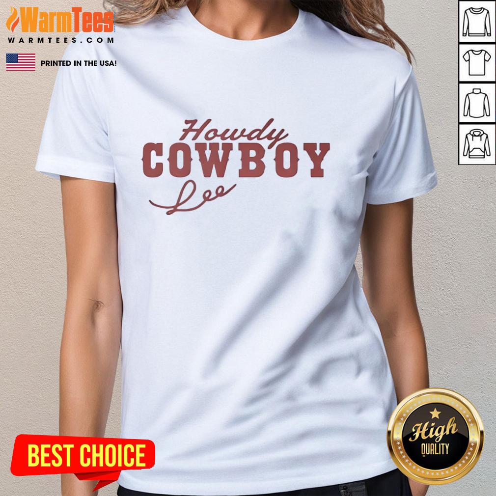 Nice Lexie Hull and Sophie Cunningham wearing Howdy Cowboy ladies tee, showcasing stylish women's casual fashion.