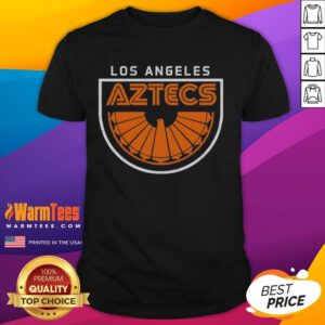 Vintage 1974 Nice Los Angeles Aztecs T-Shirt featuring bold graphics and retro style, perfect for sports memorabilia collectors.