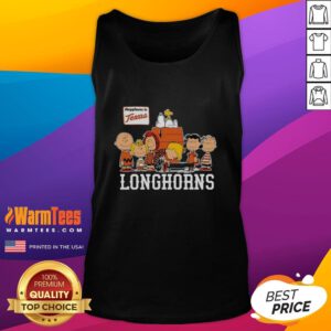 Nice Peanuts The Gang Happiness Is Texas Longhorns tank top featuring vibrant graphics and comfortable fit for fans.