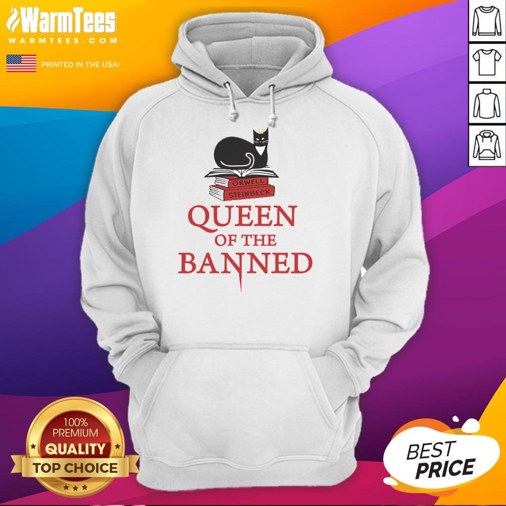 Nice Queen of the Banned Hoodie in vibrant colors, showcasing a stylish and comfortable design for casual wear.
