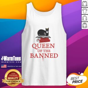 Stylish Nice Queen Of The Banned Tank Top featuring a bold graphic design, perfect for casual summer outfits.