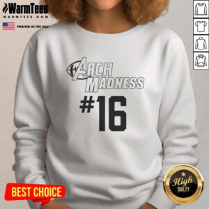 Texas Longhorns sweatshirt featuring Arch Madness 16 design, perfect for fans supporting their team in style.