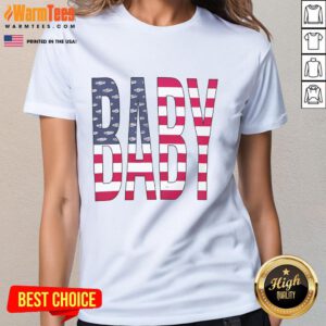 Official Baby USA Paint Ladies Tee featuring colorful design, perfect for stylish casual wear and celebrating American pride.