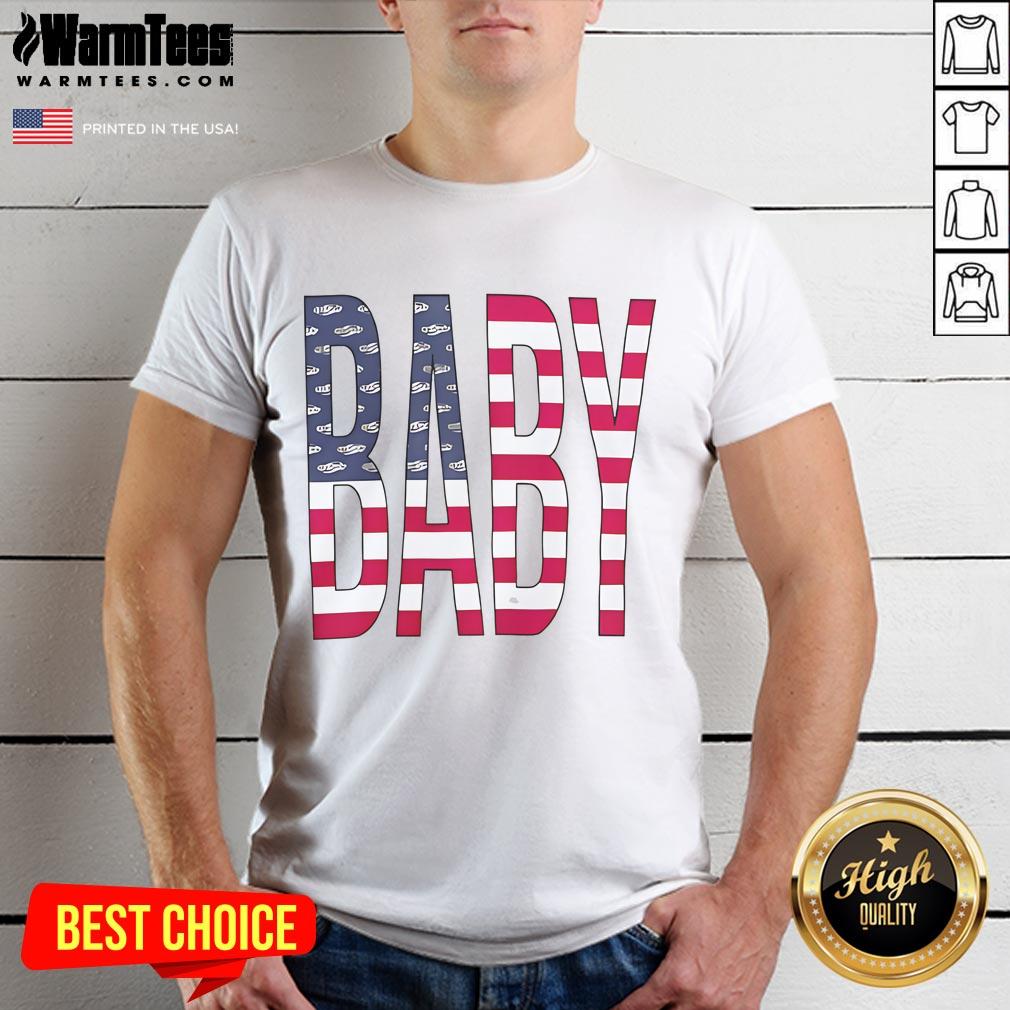 Official Baby USA Paint T-Shirt featuring vibrant colors and patriotic design for stylish infant wear.