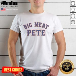 Official Big Meat Pete New York Mets T-Shirt featuring vibrant team colors and a stylish design for fans.